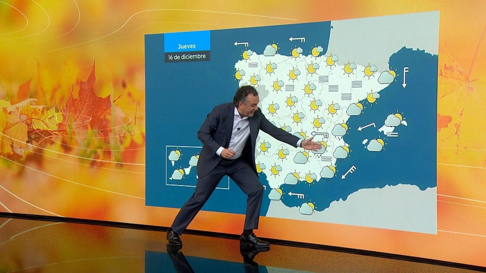 El anticiclón mantiene la Península con temperaturas cálidas aunque sí habrá lluvias en Canarias