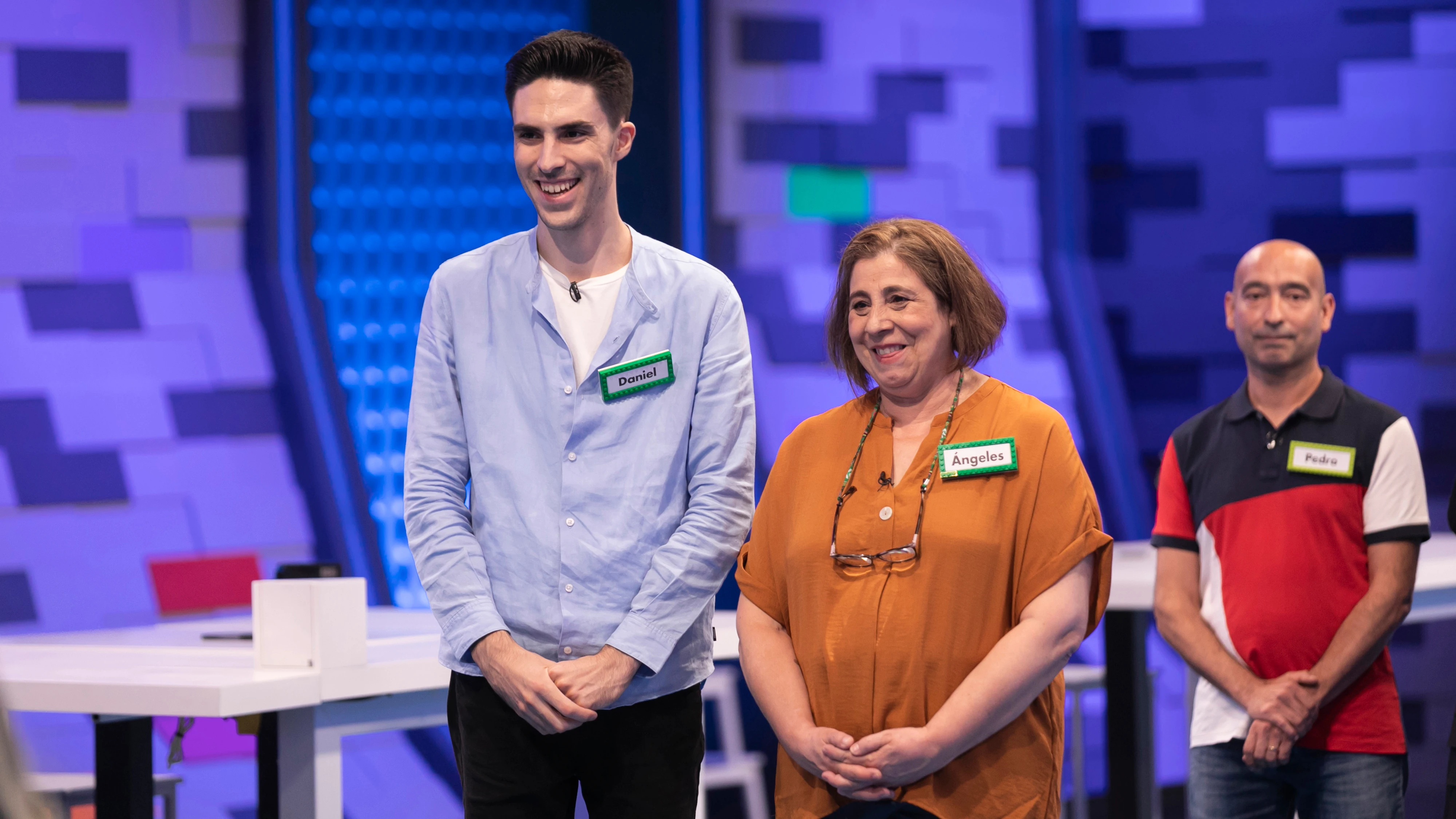 Ángeles y Dani, emocionados al ganar la primera prueba de ‘LEGO Masters’ Ángeles y Dani, emocionados al ganar la primera prueba de ‘LEGO Masters’