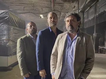 Pepón Nieto, Hugo Silva y Paco Tous Pepón Nieto, Hugo Silva y Paco Tous