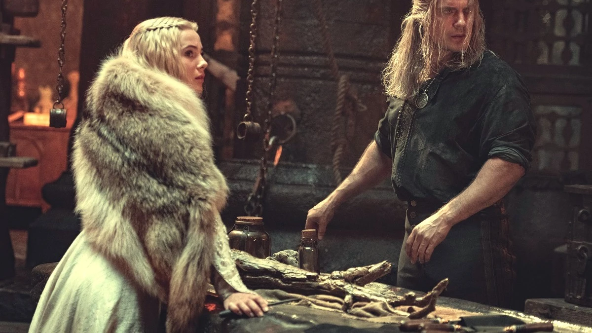 Henry Cavill y Freya Allan como Geralt y Ciri en 'The Witcher' Henry Cavill y Freya Allan como Geralt y Ciri en 'The Witcher'
