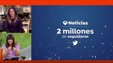 Espejo Público celebra los 2 millones de seguidores de Antena 3 Noticias en Twitter