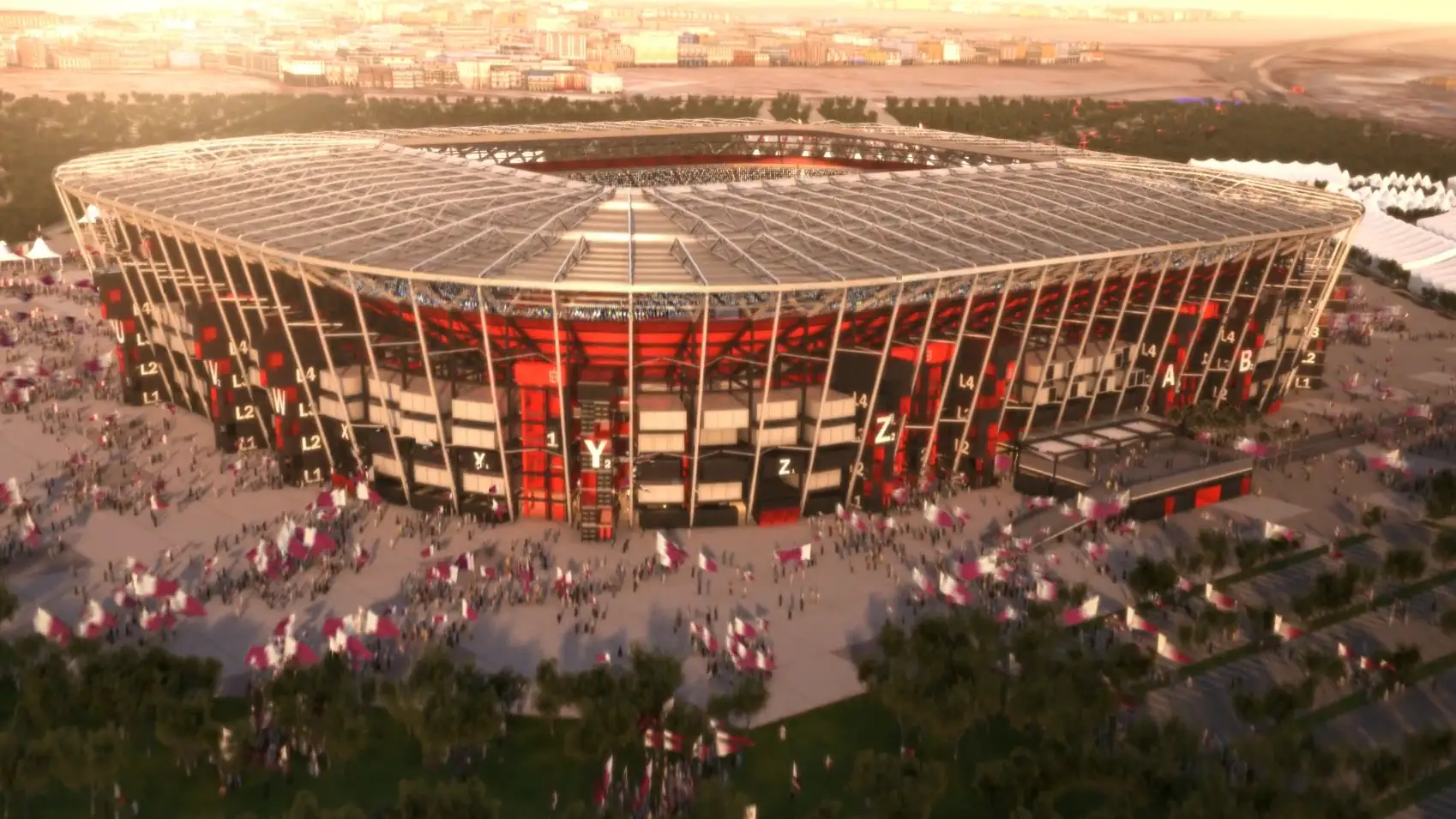 El estadio desmontable y hecho con contenedores del Mundial de Qatar 2022 creado en España El estadio desmontable y hecho con contenedores del Mundial de Qatar 2022 creado en España