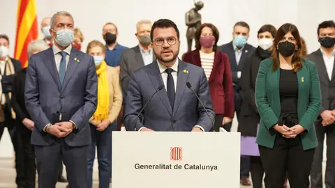 El president de la Generalitat, Pere Aragonès El president de la Generalitat, Pere Aragonès