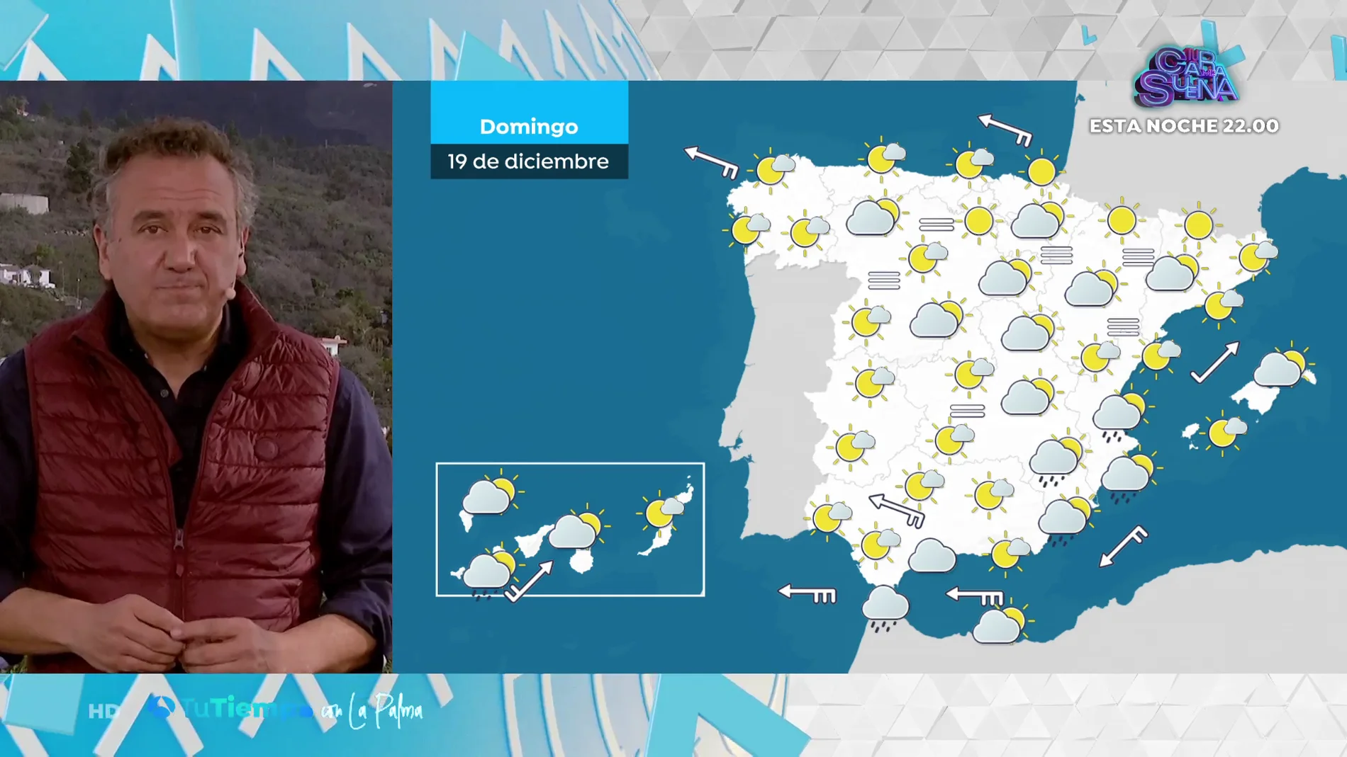 Jornada de tiempo estable y cielos despejados con lluvias débiles en Valencia, Alicante, región de Murcia, Cádiz y Ceuta