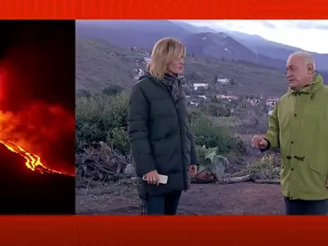 Morcuende analiza el final del volcán. Morcuende analiza el final del volcán.