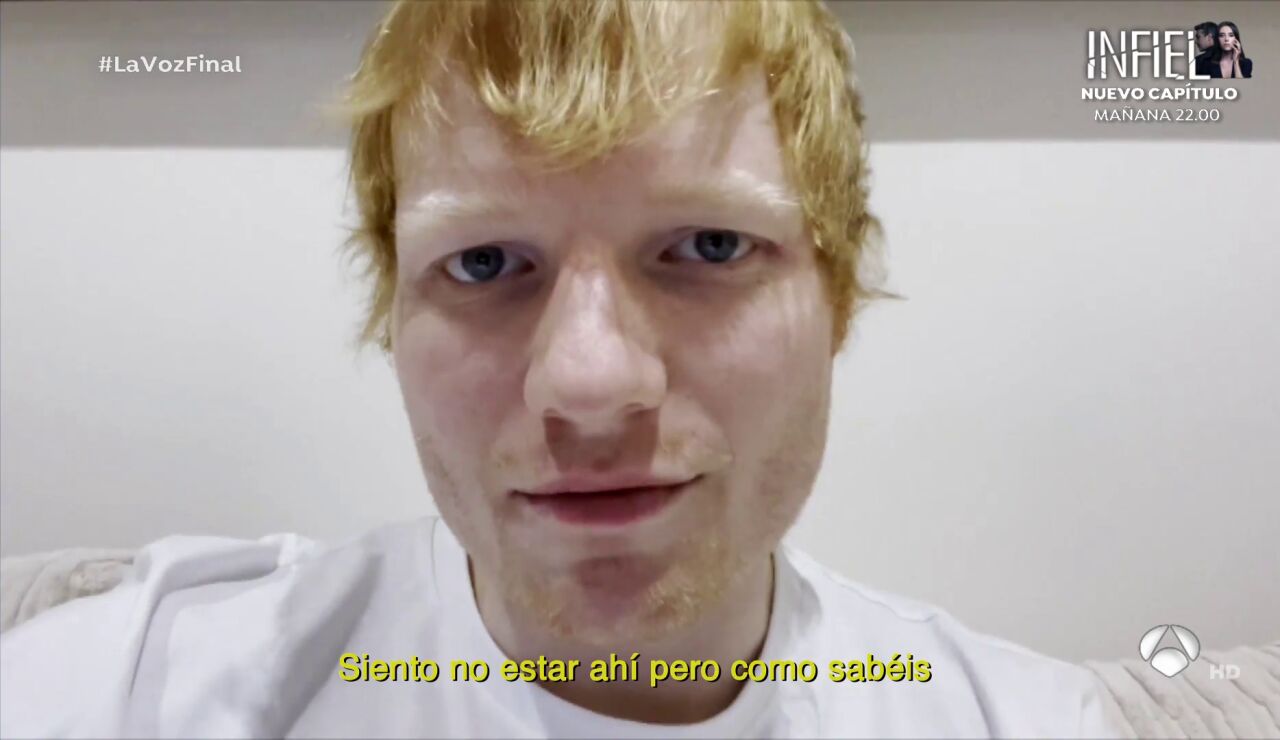 Ed Sheeran manda un bonito mensaje a los finalistas de 'La Voz': "No se trata de ganar"