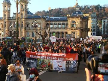 Manifestación en San Sebastián Manifestación en San Sebastián