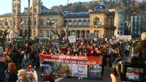 Manifestación en San Sebastián Manifestación en San Sebastián