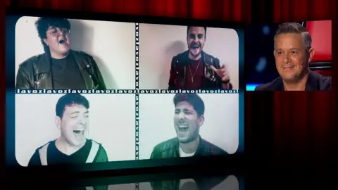 Un regalo de cumpleaños que suena a 'Ella': el sentido homenaje de los talents a su coach Alejandro Sanz 'La Voz'