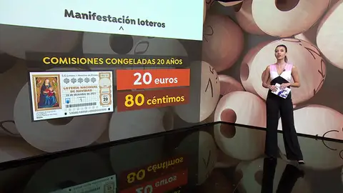 Los loteros se manifestarán el día del Sorteo de la Lotería de Navidad para pedir unas "comisiones dignas" Los loteros se manifestarán el día del Sorteo de la Lotería de Navidad para pedir unas "comisiones dignas"