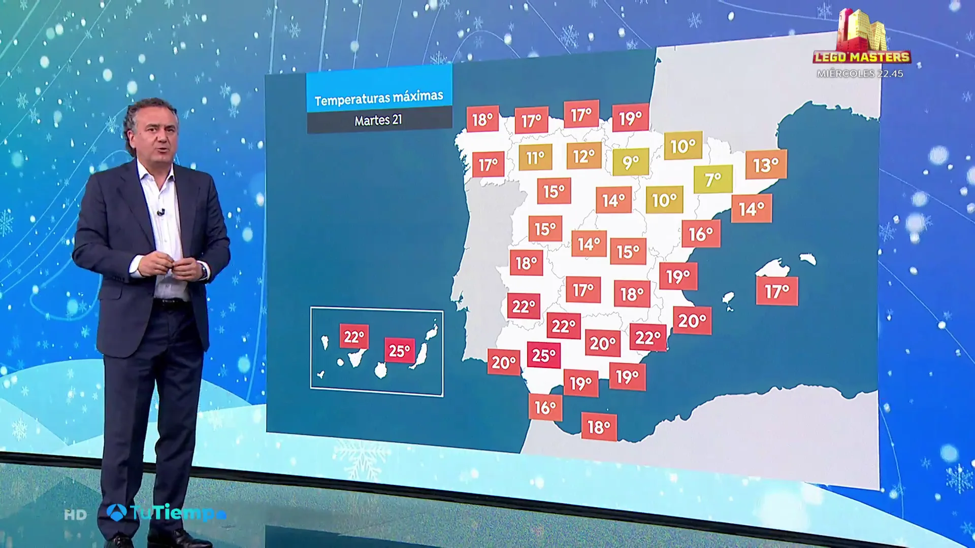 Subida de las temperaturas con lluvias dispersas que se extender&aacute;n por la Pen&iacute;nsula este martes