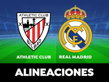 Alineación del Real Madrid en el partido de hoy ante el Athletic Club de la Liga Santander