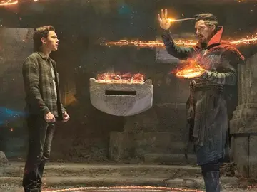 Tom Holland y Benedict Cumberbatch en 'SpiderMan: Sin camino a casa' Tom Holland y Benedict Cumberbatch en 'SpiderMan: Sin camino a casa'