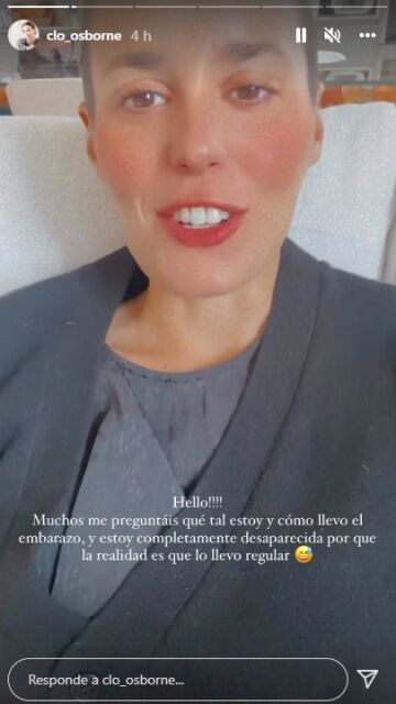 Claudia Osborne desvela los problemas de su embarazo