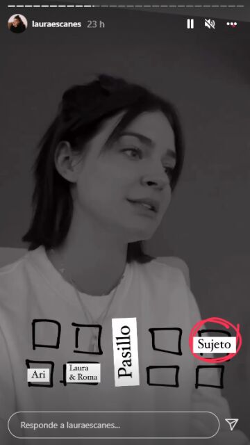 Laura Escanes le responde a una señora que hablaba de su familia en el tren