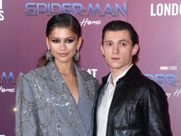 Tom Holland y Zendaya promocionando 'SpiderMan: Sin Camino a Casa'