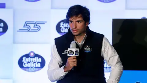 Carlos Sainz, durante un encuentro con los medios Carlos Sainz, durante un encuentro con los medios