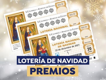 Lista de premios de la Lotería de Navidad 2021 Lista de premios de la Lotería de Navidad 2021