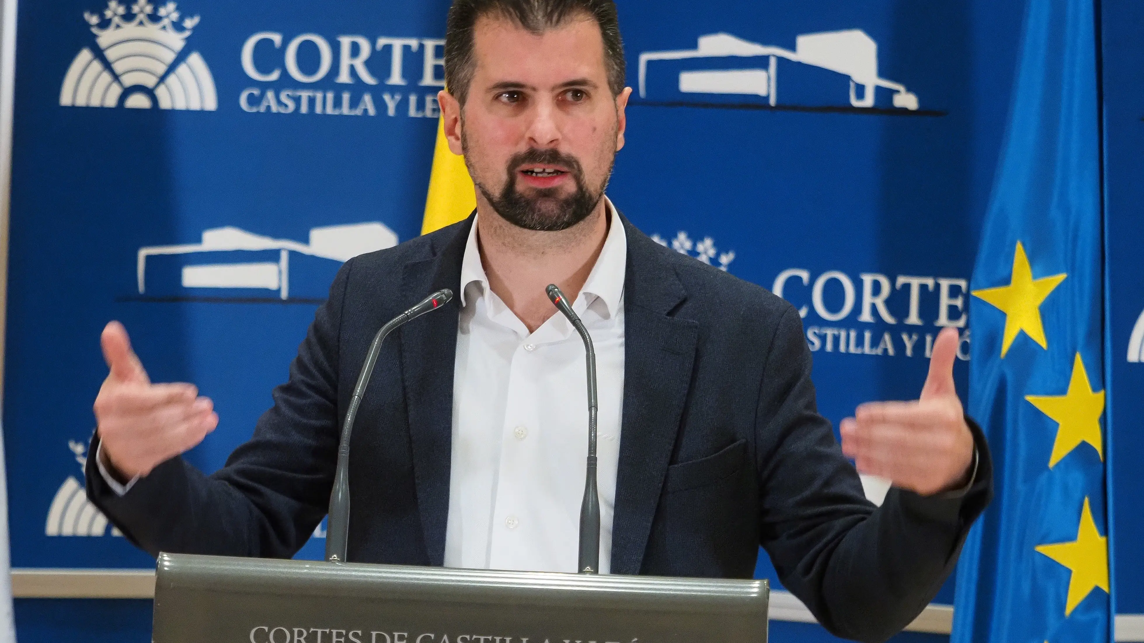 Luis Tudanca, líder del PSOE en Castilla y León Luis Tudanca, líder del PSOE en Castilla y León