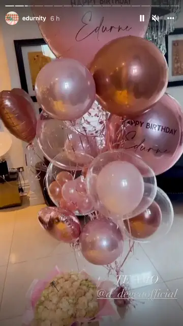 Regalo de David De Gea Cumpleaños de Edurne