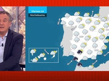 Previsión meteorológica de Roberto Brasero.