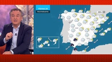 Roberto Brasero explica cómo será el tiempo estas Navidades