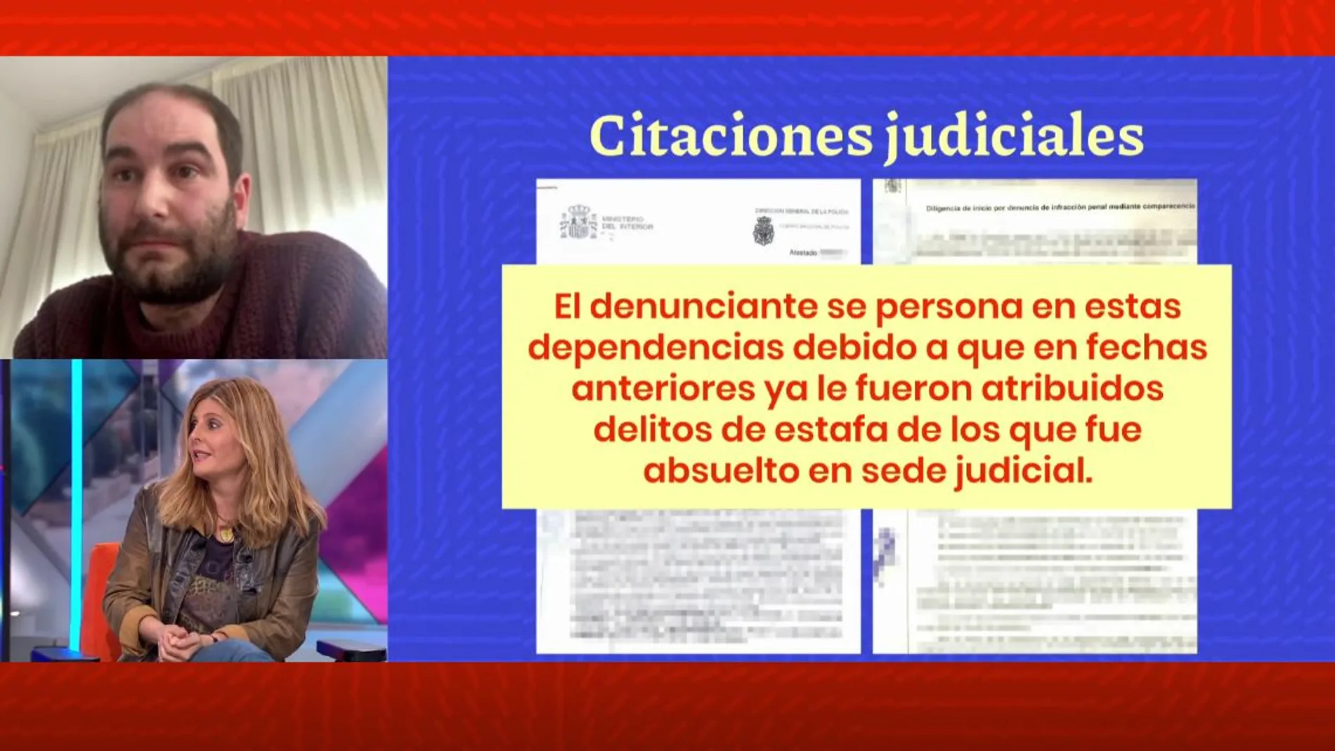 Citaciones judiciales.