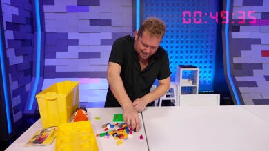 Descubre la sorprendente figura que El Monaguillo ha construido en el reto de 'LEGO Masters'