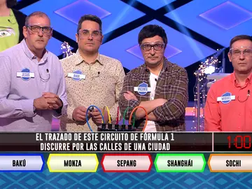 Los ‘Sindulfos’ apuestan por la velocidad y hacen pleno con una pregunta sobre la Fórmula 1 Los ‘Sindulfos’ apuestan por la velocidad y hacen pleno con una pregunta sobre la Fórmula 1