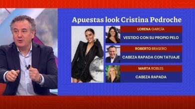 La porra de Espejo Público sobre el vestido de Cristina Pedroche: Cabeza rapada , tatuaje sorpresa o vestido de volcán