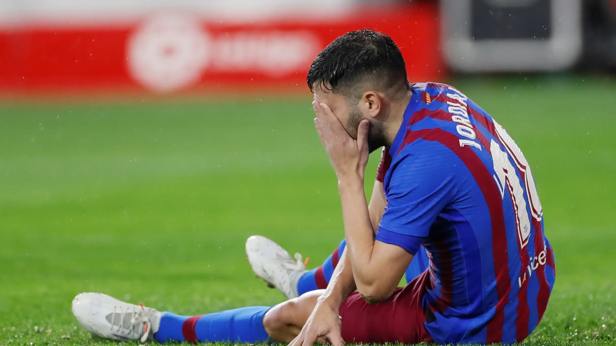Jordi Alba, en un partido del Barcelona