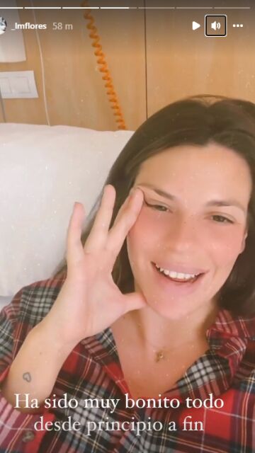 Laura Matamoros agradecida del equipo que ha asistido su parto