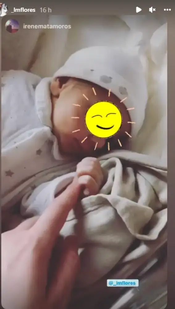 Benji, el bebé de Laura Matamoros