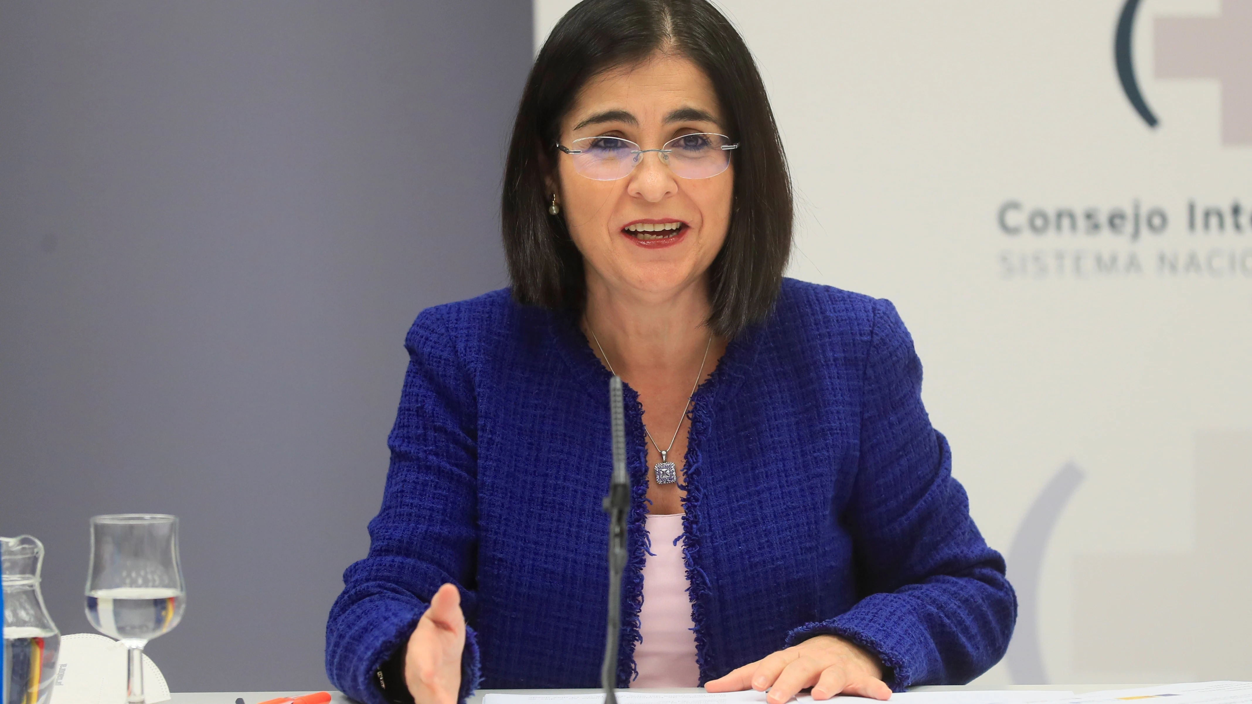 La ministra de Sanidad, Carolina Darias