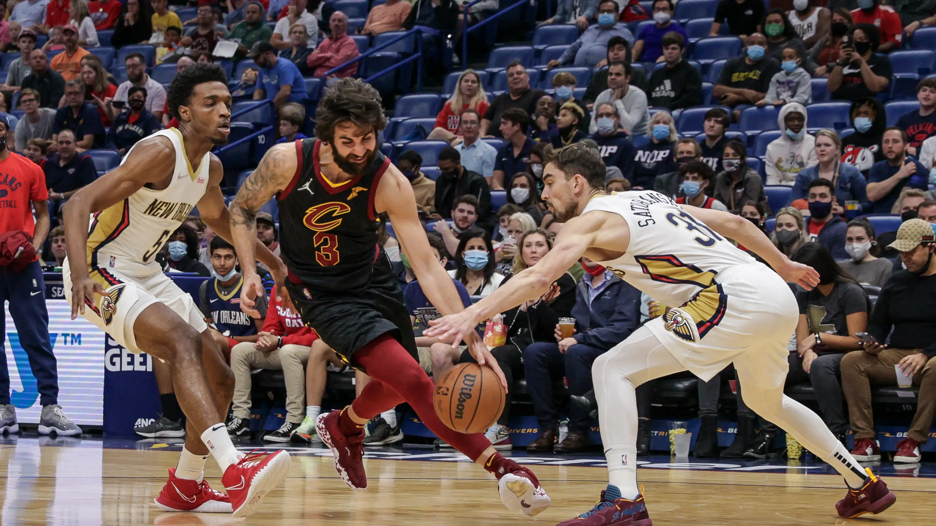 Ricky Rubio, en acción ante los Pelicans Ricky Rubio, en acción ante los Pelicans