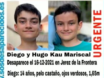 Diego y Hugo, niños desaparecidos