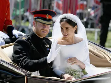 Los duques de Sussex, Meghan y Harry. Los duques de Sussex, Meghan y Harry.