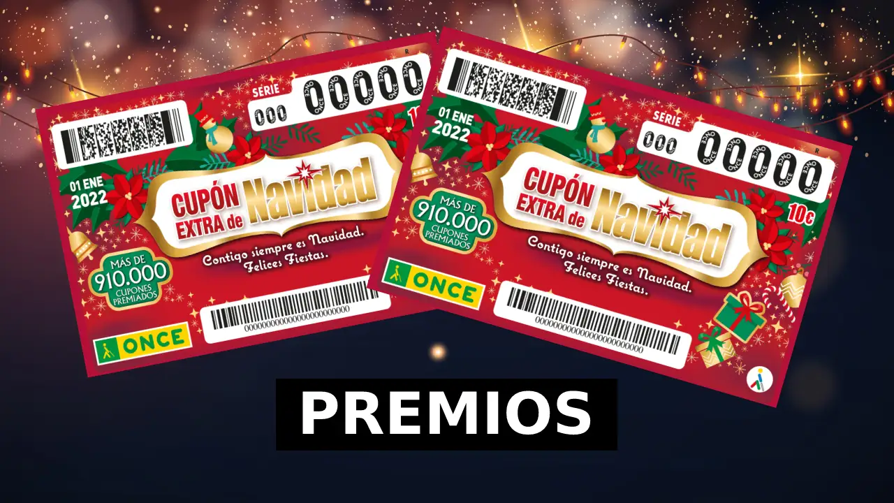 Premios y probabilidad de ganar en el Cupón Extra de Navidad de la ONCE 2022 Premios y probabilidad de ganar en el Cupón Extra de Navidad de la ONCE 2022