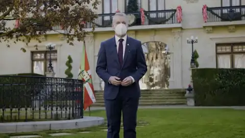 Íñigo Urkullu en su mensaje de Fin de Año Íñigo Urkullu en su mensaje de Fin de Año