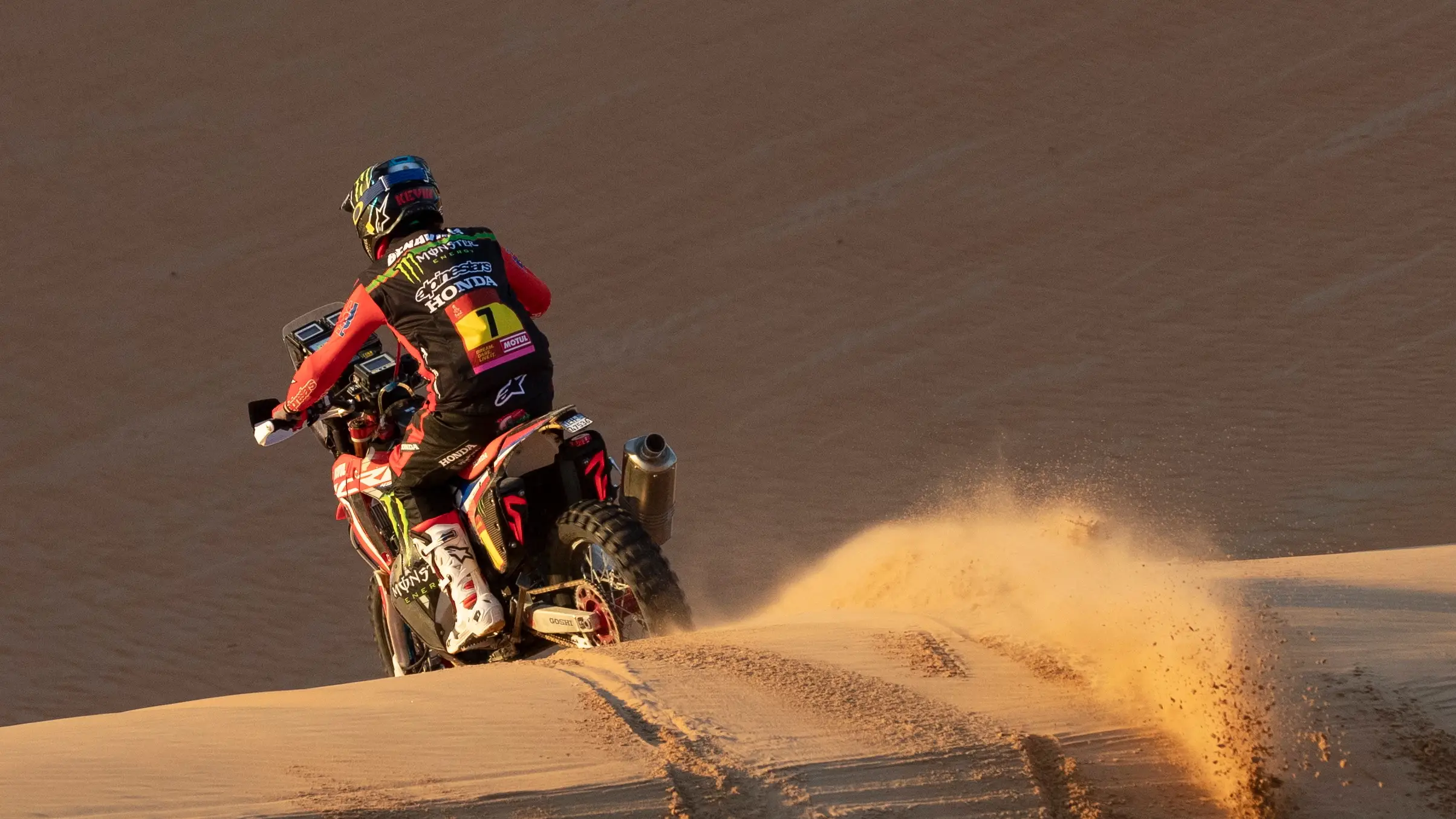 Kevin Benavides, en el Rally Dakar 2020