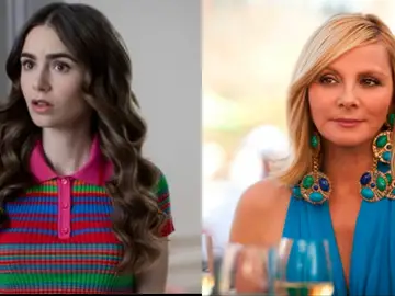 'Emily en París' y Samantha Jones 'Emily en París' y Samantha Jones