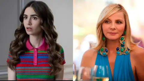 'Emily en París' y Samantha Jones 'Emily en París' y Samantha Jones