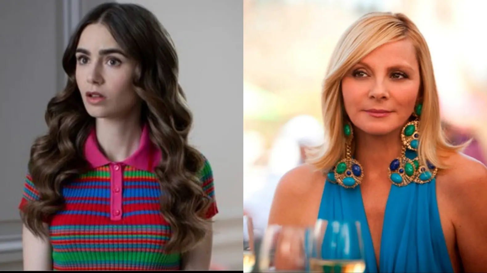 'Emily en París' y Samantha Jones 'Emily en París' y Samantha Jones