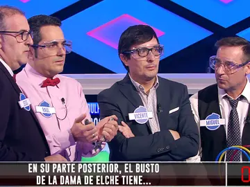 El curioso secreto de la Dama de Elche que los ‘Sindulfos’ tratan de descifrar en ‘¡Boom!’ El curioso secreto de la Dama de Elche que los ‘Sindulfos’ tratan de descifrar en ‘¡Boom!’