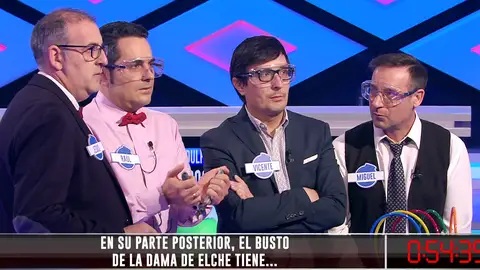 El curioso secreto de la Dama de Elche que los ‘Sindulfos’ tratan de descifrar en ‘¡Boom!’ El curioso secreto de la Dama de Elche que los ‘Sindulfos’ tratan de descifrar en ‘¡Boom!’