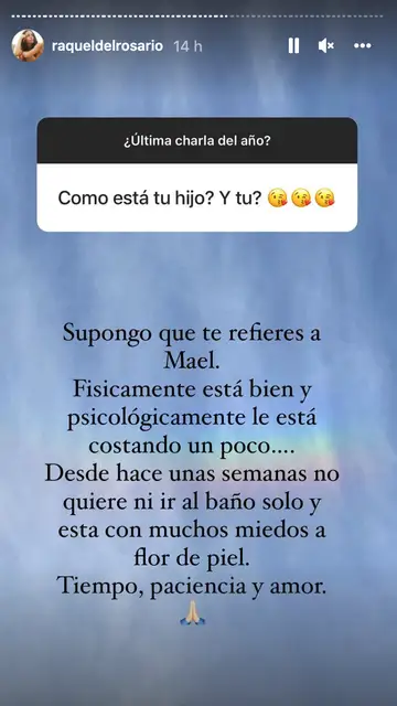Raquel del Rosario cuenta las secuelas psicológicas de su hijo tras el ataque de un puma Raquel del Rosario cuenta las secuelas psicológicas de su hijo tras el ataque de un puma