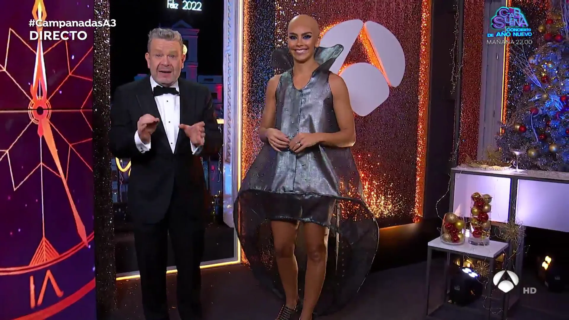 Cristina Pedroche sorprende en las Campanadas 2021: ¡vestida de metamorfosis! Cristina Pedroche sorprende en las Campanadas 2021: ¡vestida de metamorfosis!