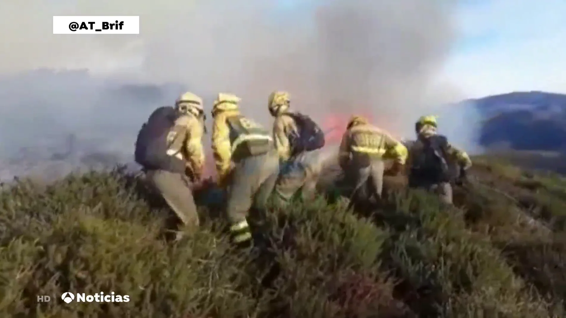 Asturias y Cantabria contabilizan en total más de 100 incendios forestales