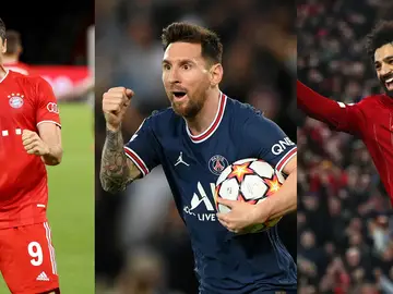 Lewandowski, Messi y Salah, finalistas del premio 'The Best' Lewandowski, Messi y Salah, finalistas del premio 'The Best'