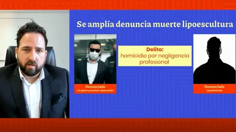 Pablo Martínez, abogado del cirujano que operó de una lipoescultura a Sara Pablo Martínez, abogado del cirujano que operó de una lipoescultura a Sara